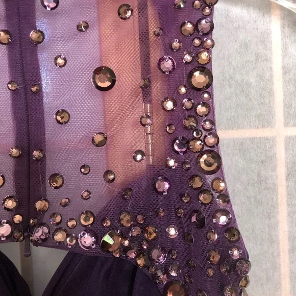 💜Jovani dress crystal embellishment - Picture 5 of 7